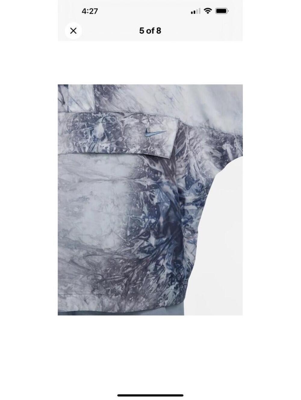 Nike $145 Sportswear Women's Woven Wave Dye Jacket Size Medium NWT DV7936-015 - Picture 3 of 12